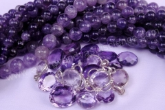 Amethyst-beads